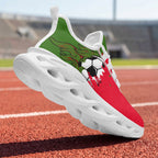 Custom 2026 World Cup Portugal Sneakers DIY Country Flag Running Shoes Lightweight Sport Shoes Gift for Football Fans Personalized Team Name and Logo FN003-F023101-15