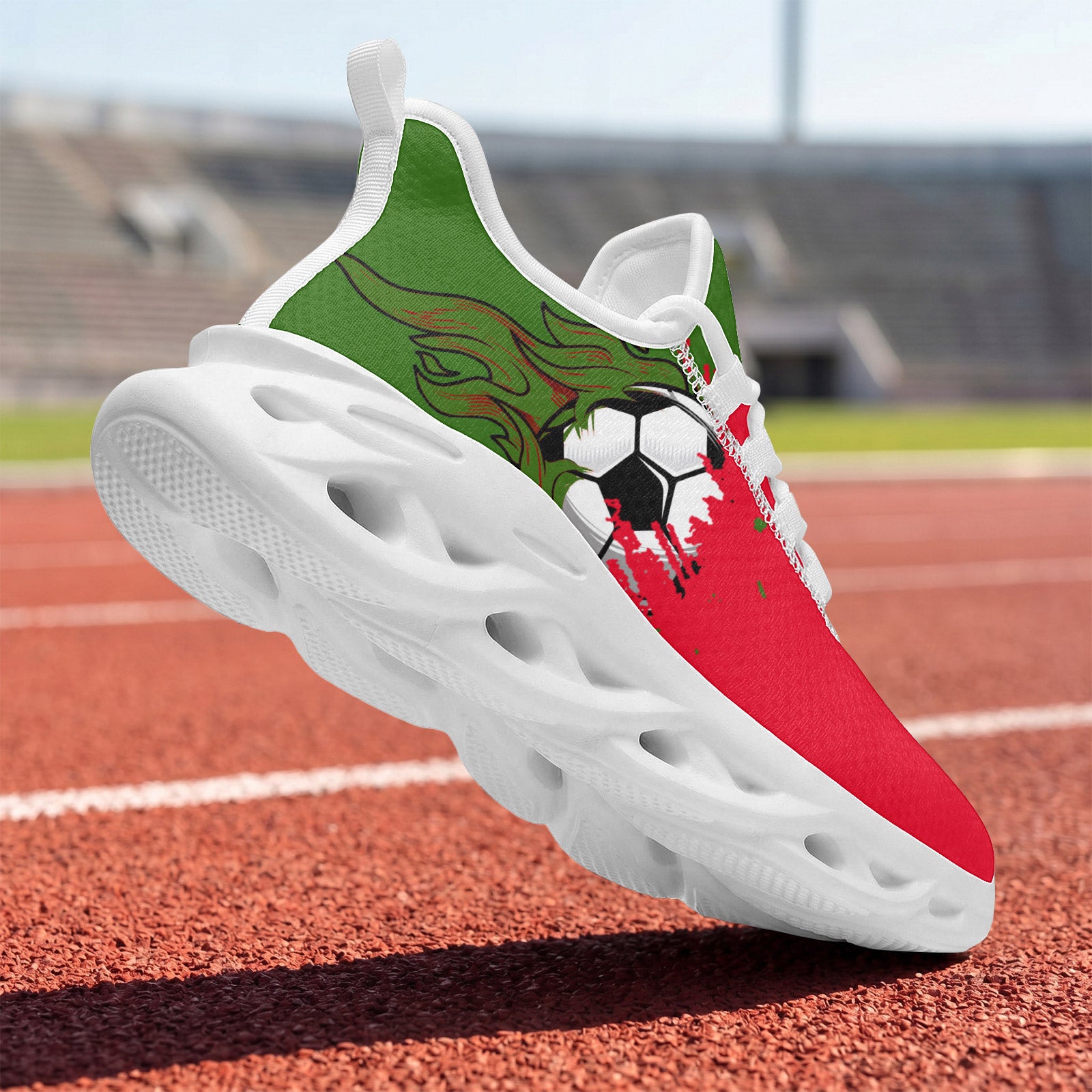 Custom 2026 World Cup Portugal Sneakers DIY Country Flag Running Shoes Lightweight Sport Shoes Gift for Football Fans Personalized Team Name and Logo FN003-F023101-15