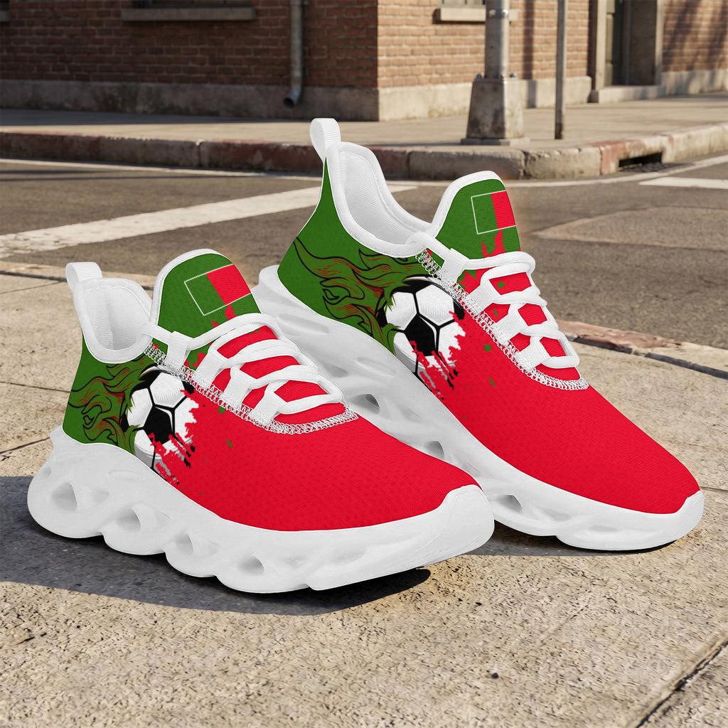 Custom 2026 World Cup Portugal Sneakers DIY Country Flag Running Shoes Lightweight Sport Shoes Gift for Football Fans Personalized Team Name and Logo FN003-F023101-15