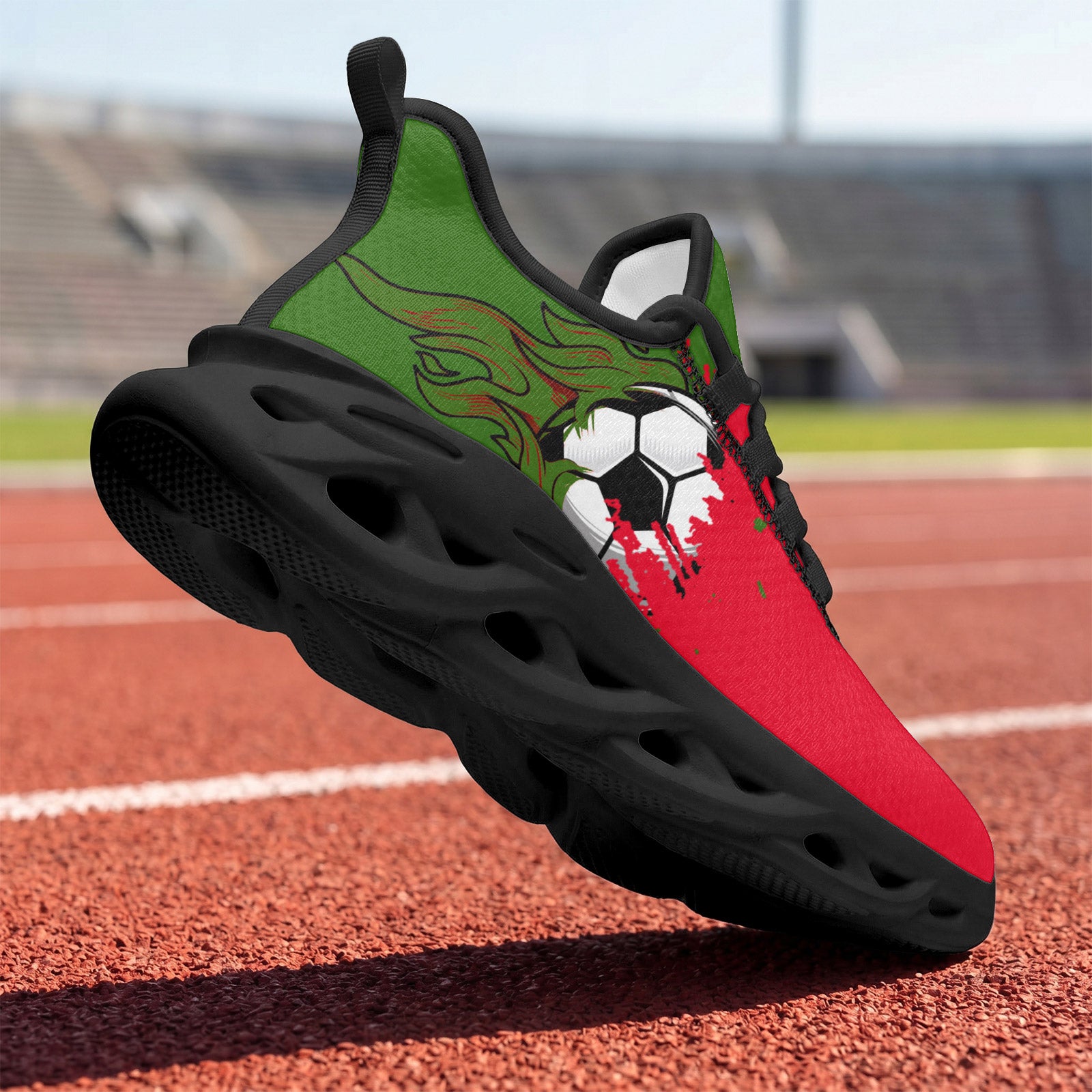 Custom 2026 World Cup Portugal Sneakers DIY Country Flag Running Shoes Lightweight Sport Shoes Gift for Football Fans Personalized Team Name and Logo FN003-F023101-15