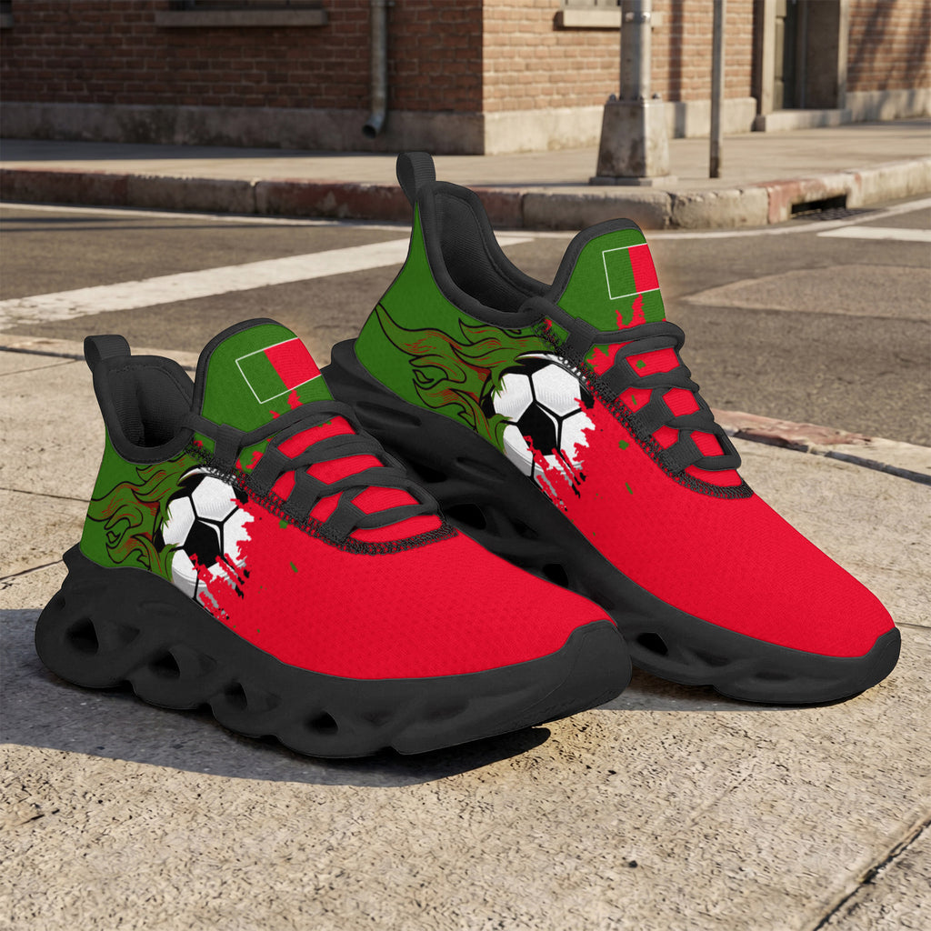 Custom Portugal 2026 World Cup High Quality Soccer Stadium Version Jersey Sneakers Sports Shoes and Hat Combo Offer Personalized Team Name and Logo ZH-F028104-5