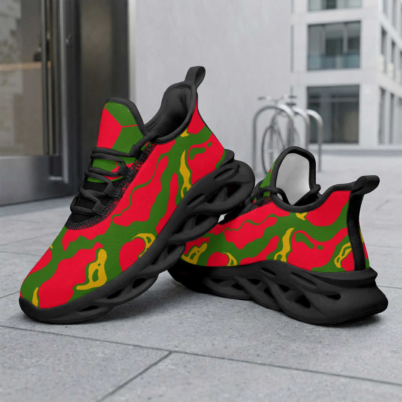 Custom 2026 World Cup Portugal Sneakers DIY Country Flag Running Shoes Lightweight Sport Shoes Gift for Football Fans Personalized Team Name and Logo FN003-F023101-16