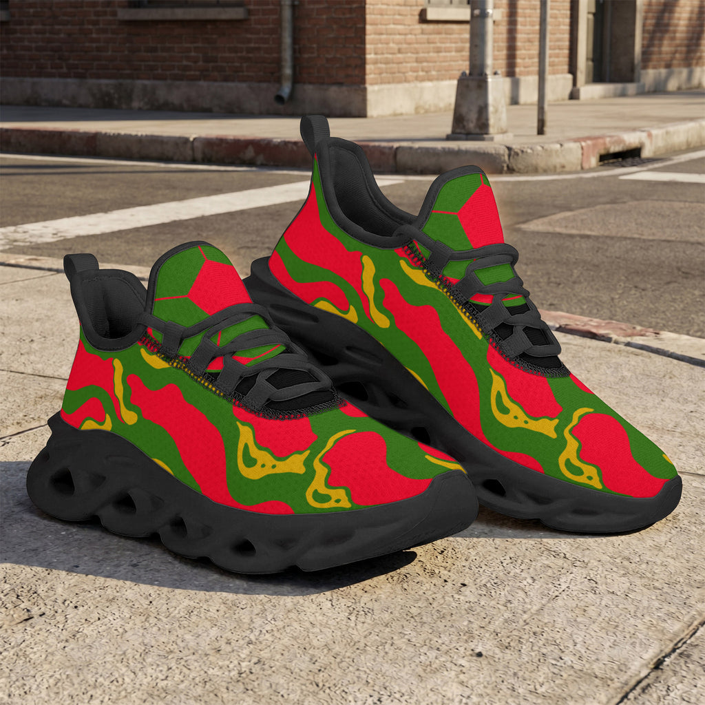 Custom 2026 World Cup Portugal Sneakers DIY Country Flag Running Shoes Lightweight Sport Shoes Gift for Football Fans Personalized Team Name and Logo FN003-F023101-16