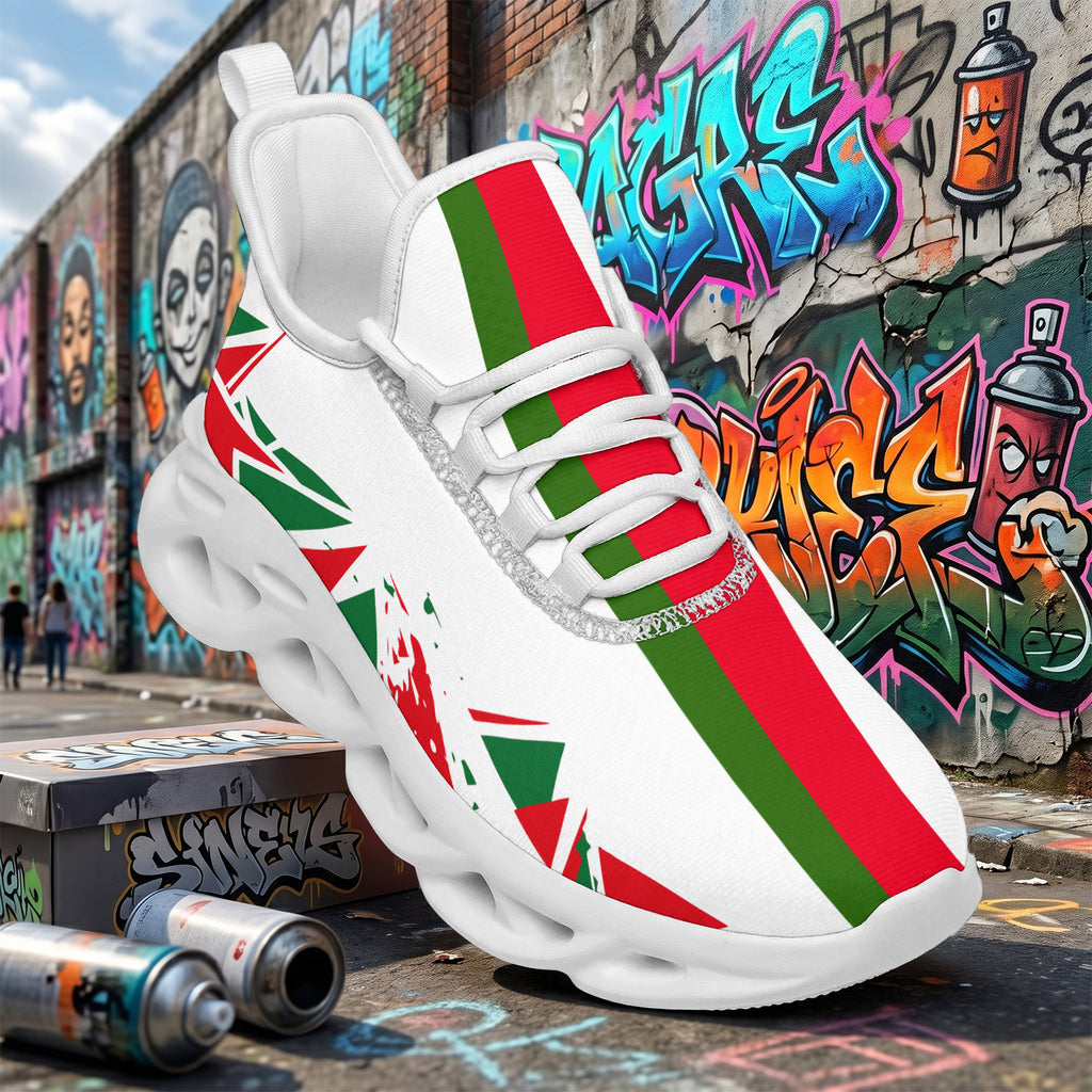 Custom 2026 World Cup Portugal Sneakers DIY Country Flag Running Shoes Lightweight Sport Shoes Gift for Football Fans Personalized Team Name and Logo FN003-F023101-18