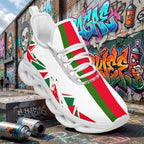 Custom 2026 World Cup Portugal Sneakers DIY Country Flag Running Shoes Lightweight Sport Shoes Gift for Football Fans Personalized Team Name and Logo FN003-F023101-18