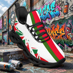 Custom 2026 World Cup Portugal Sneakers DIY Country Flag Running Shoes Lightweight Sport Shoes Gift for Football Fans Personalized Team Name and Logo FN003-F023101-18