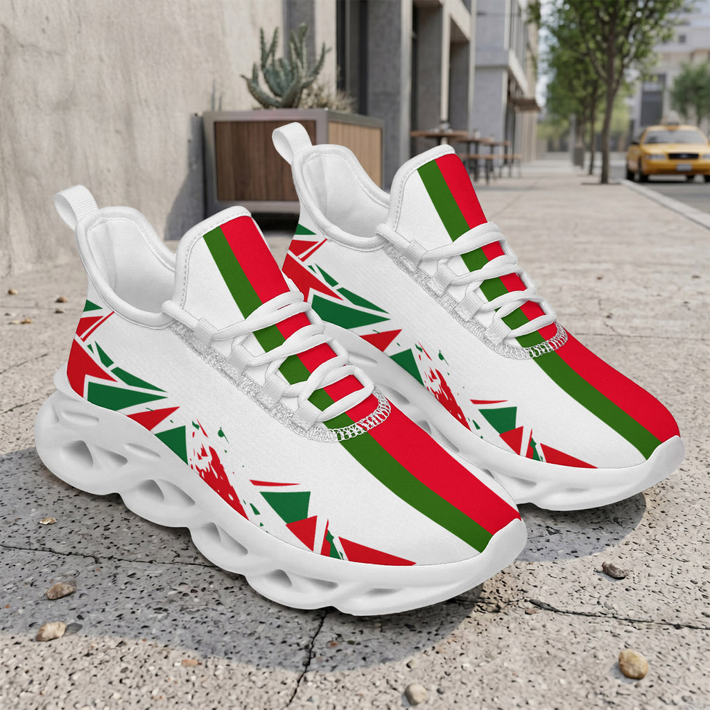 Custom 2026 World Cup Portugal Sneakers DIY Country Flag Running Shoes Lightweight Sport Shoes Gift for Football Fans Personalized Team Name and Logo FN003-F023101-18