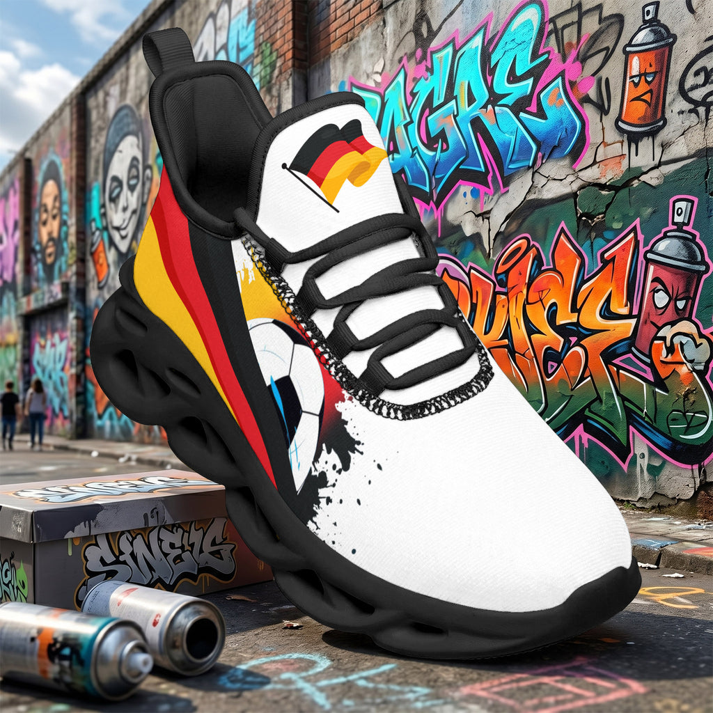 Custom 2026 World Cup Germany Sneakers DIY Country Flag Running Shoes Lightweight Sport Shoes Gift for Football Fans Personalized Team Name and Logo FN003-F023101-1