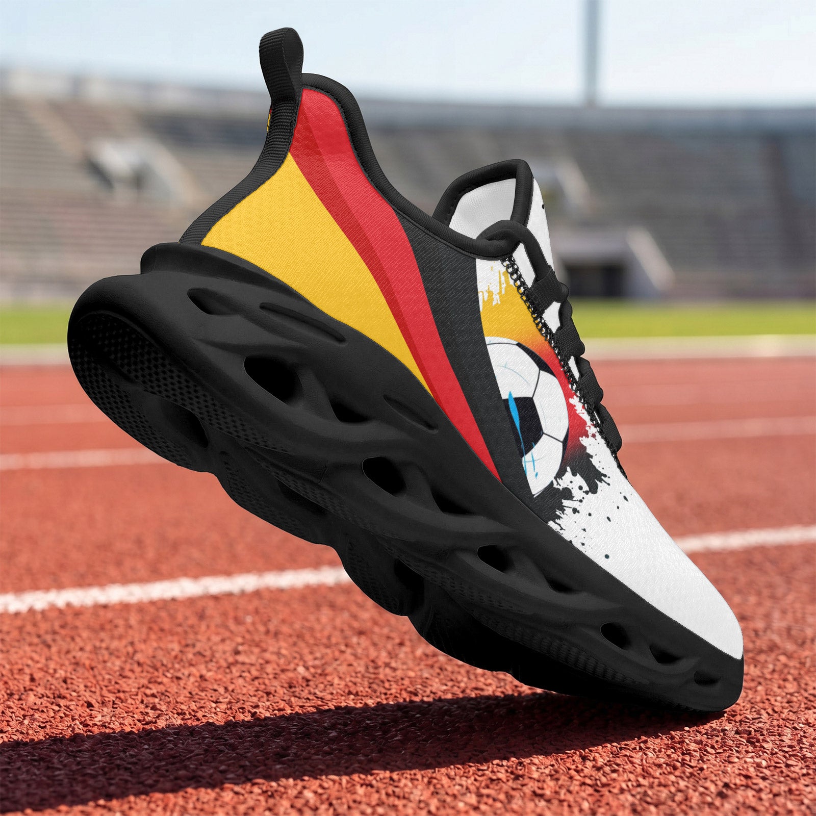 Custom 2026 World Cup Germany Sneakers DIY Country Flag Running Shoes Lightweight Sport Shoes Gift for Football Fans Personalized Team Name and Logo FN003-F023101-1