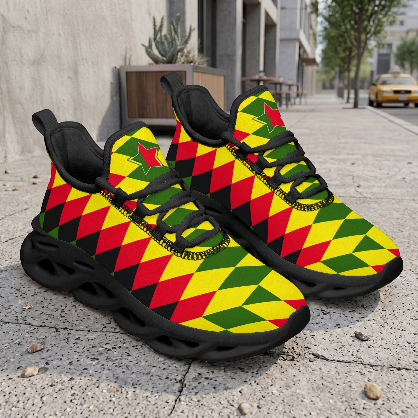 Custom 2026 World Cup Portugal Sneakers DIY Country Flag Running Shoes Lightweight Sport Shoes Gift for Football Fans Personalized Team Name and Logo FN003-F023101-20