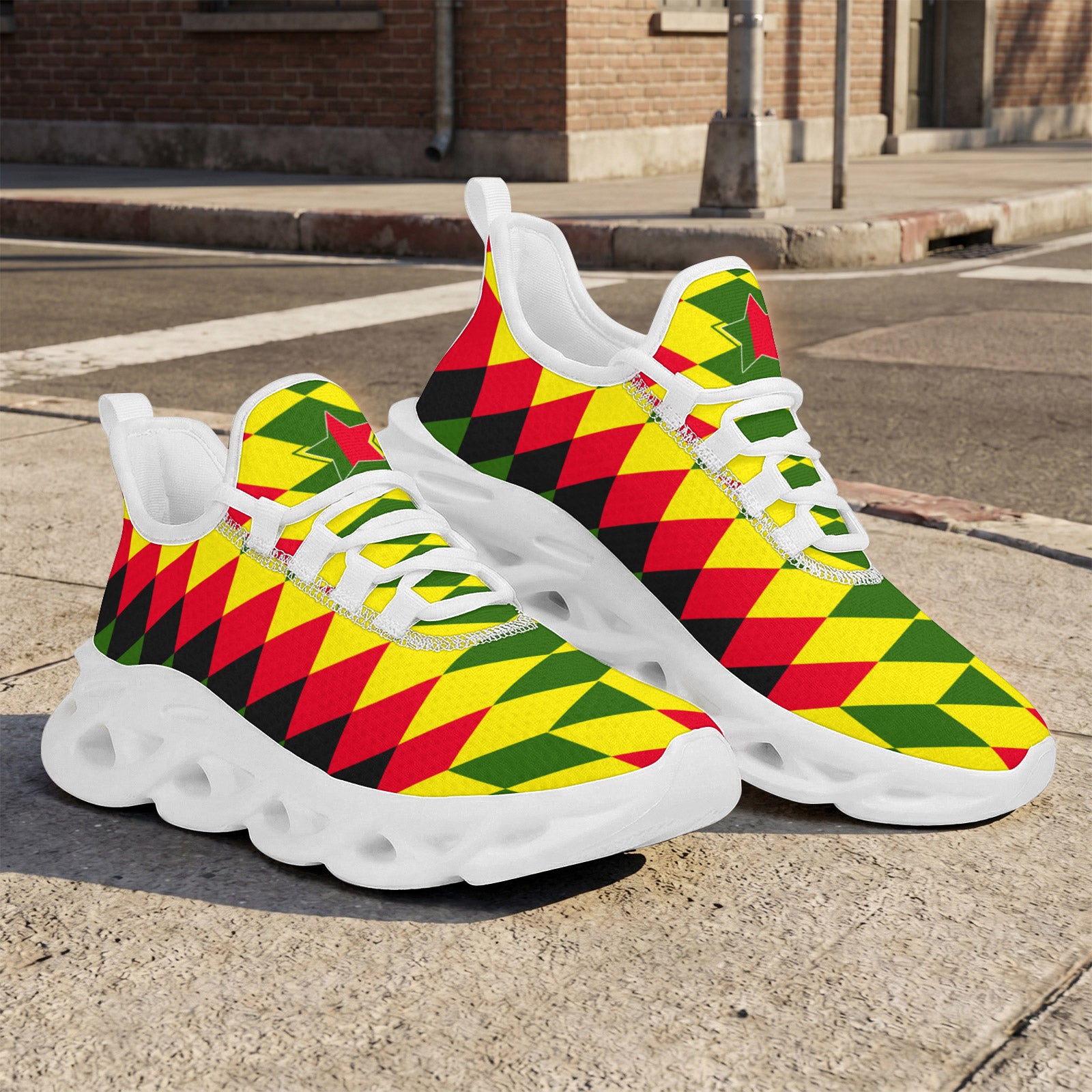 Custom 2026 World Cup Portugal Sneakers DIY Country Flag Running Shoes Lightweight Sport Shoes Gift for Football Fans Personalized Team Name and Logo FN003-F023101-20