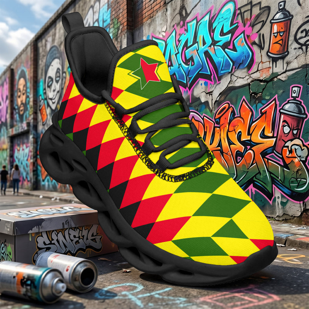Custom 2026 World Cup Portugal Sneakers DIY Country Flag Running Shoes Lightweight Sport Shoes Gift for Football Fans Personalized Team Name and Logo FN003-F023101-20