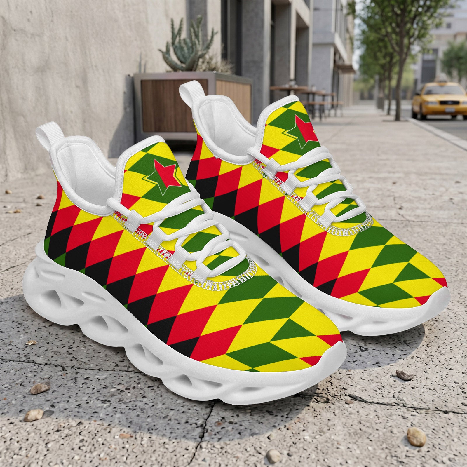 Custom 2026 World Cup Portugal Sneakers DIY Country Flag Running Shoes Lightweight Sport Shoes Gift for Football Fans Personalized Team Name and Logo FN003-F023101-20