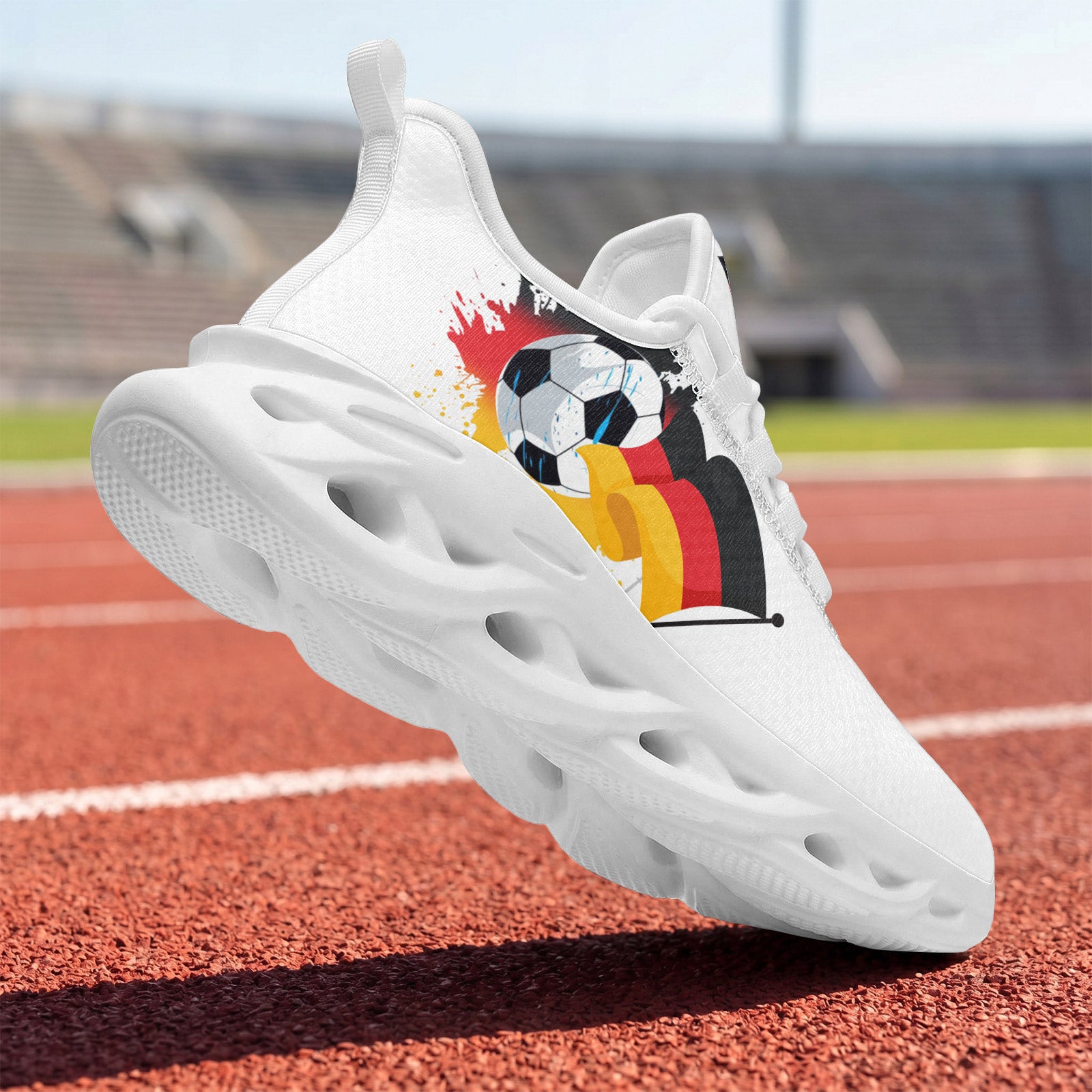 Custom 2026 World Cup Germany Sneakers DIY Country Flag Running Shoes Lightweight Sport Shoes Gift for Football Fans Personalized Team Name and Logo FN003-F023101-2