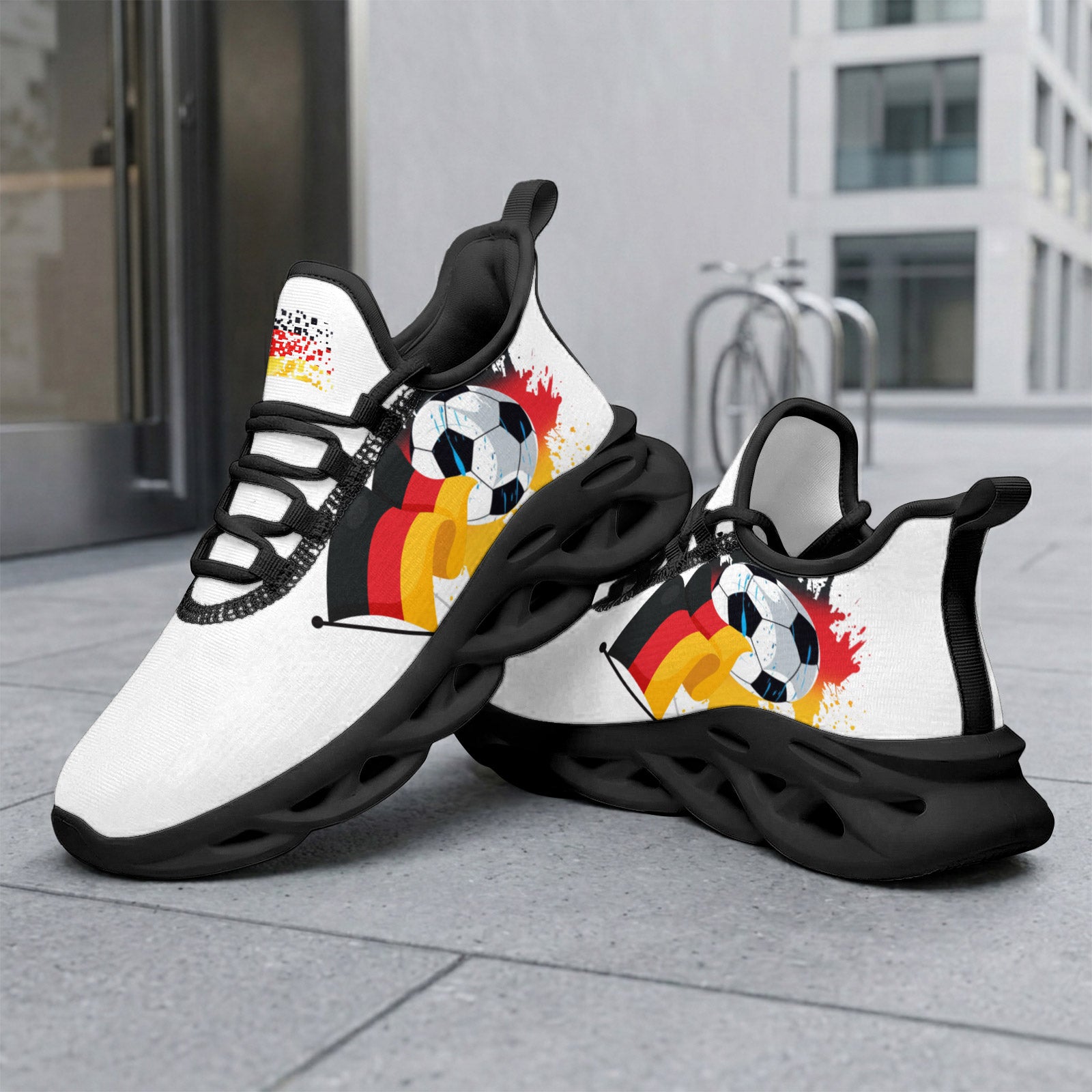Custom 2026 World Cup Germany Sneakers DIY Country Flag Running Shoes Lightweight Sport Shoes Gift for Football Fans Personalized Team Name and Logo FN003-F023101-2