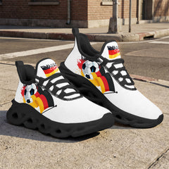 Custom Germany 2026 World Cup High Quality Soccer Stadium Version Jersey Sneakers Sports Shoes and Hat Combo Offer Personalized Team Name and Logo ZH-F028100-2