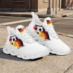 Custom Germany 2026 World Cup High Quality Soccer Stadium Version Jersey Sneakers Sports Shoes and Hat Combo Offer Personalized Team Name and Logo ZH-F028100-2