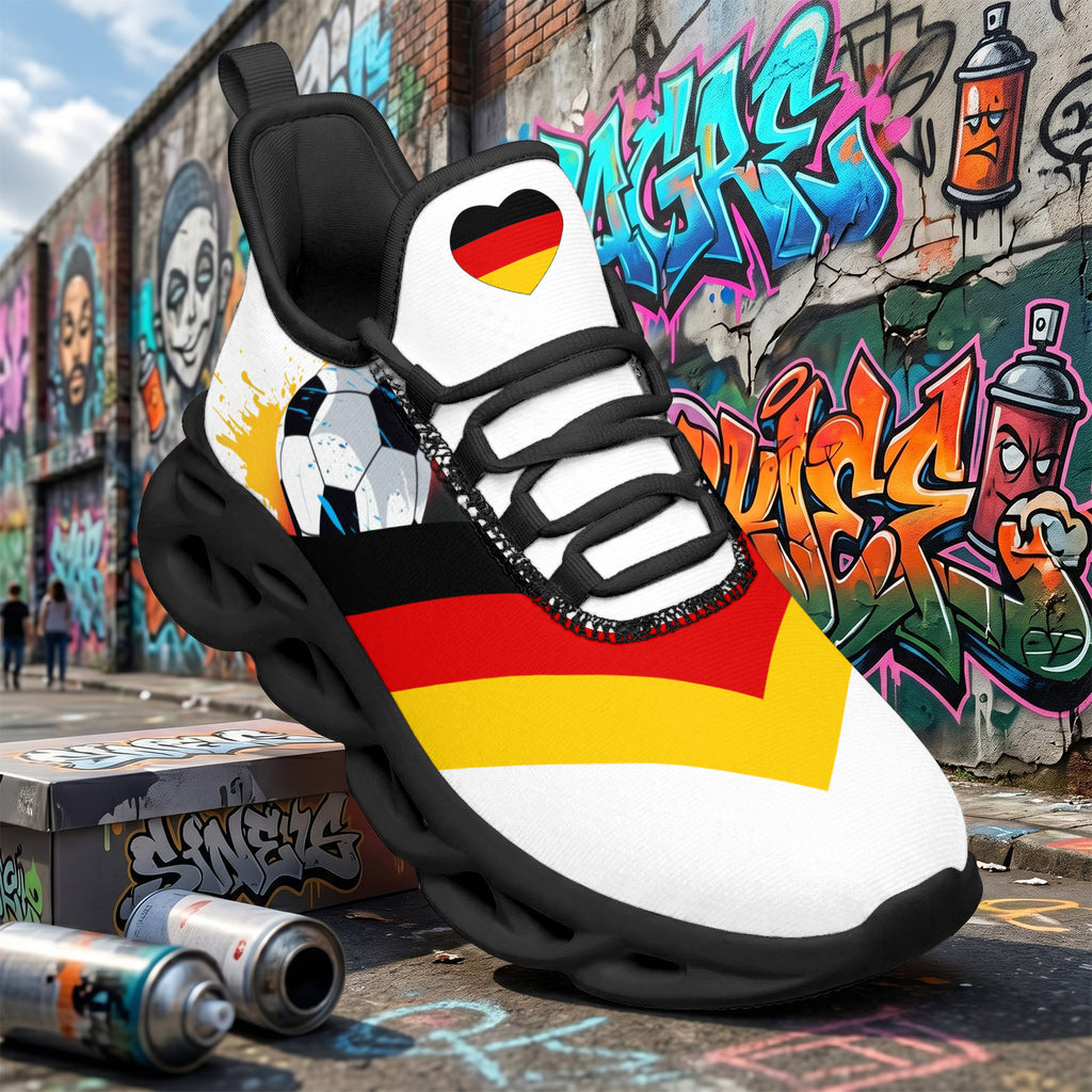 Custom 2026 World Cup Germany Sneakers DIY Country Flag Running Shoes Lightweight Sport Shoes Gift for Football Fans Personalized Team Name and Logo FN003-F023101-3