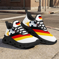 Custom Germany 2026 World Cup High Quality Soccer Stadium Version Jersey Sneakers Sports Shoes and Hat Combo Offer Personalized Team Name and Logo ZH-F028100-3
