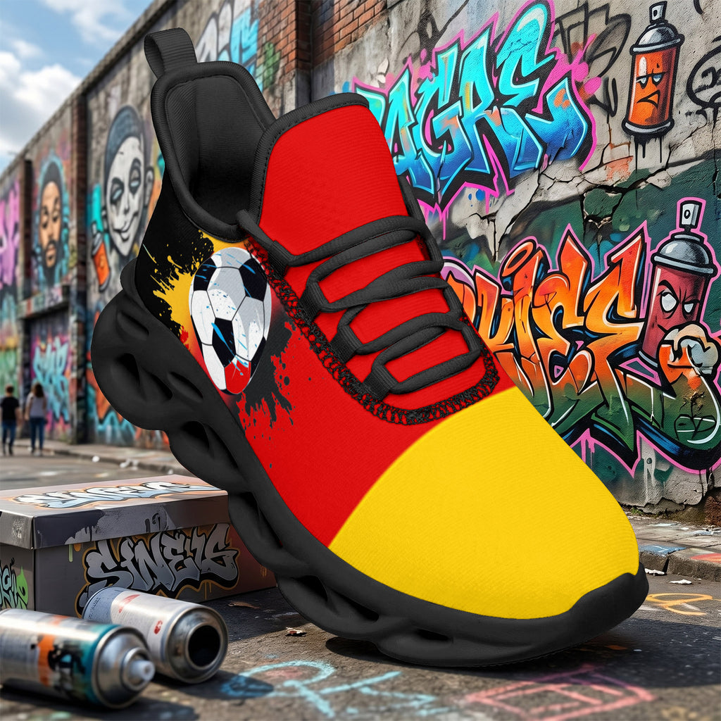 Custom 2026 World Cup Germany Sneakers DIY Country Flag Running Shoes Lightweight Sport Shoes Gift for Football Fans Personalized Team Name and Logo FN003-F023101-4