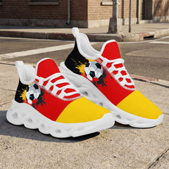 Custom Germany 2026 World Cup High Quality Soccer Stadium Version Jersey Sneakers Sports Shoes and Hat Combo Offer Personalized Team Name and Logo ZH-F028100-4