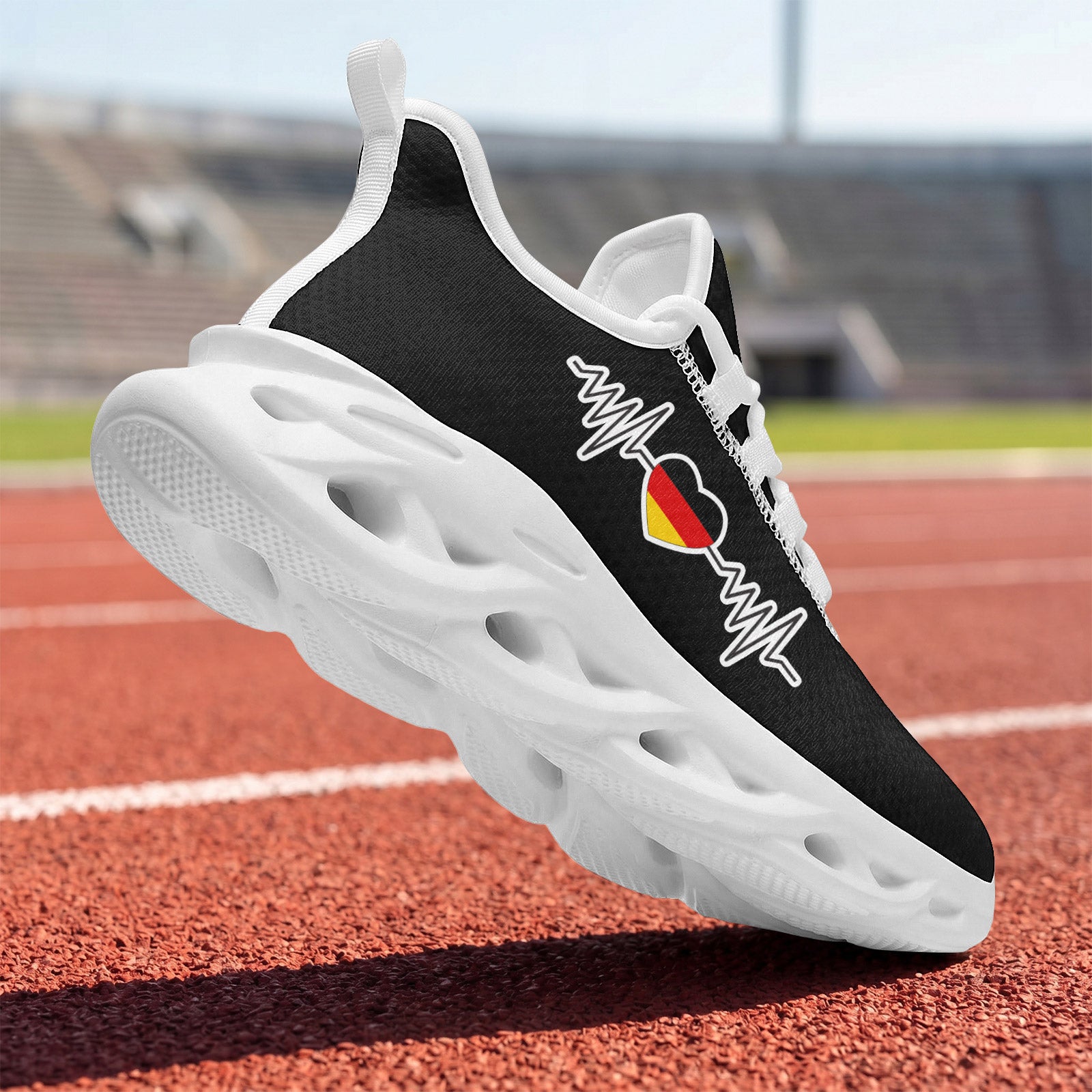 Custom 2026 World Cup Germany Sneakers DIY Country Flag Running Shoes Lightweight Sport Shoes Gift for Football Fans Personalized Team Name and Logo FN003-F023101-5