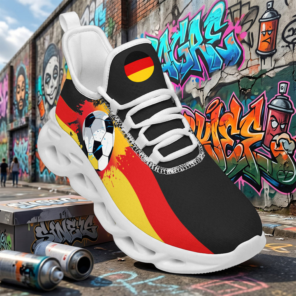 Custom 2026 World Cup Germany Sneakers DIY Country Flag Running Shoes Lightweight Sport Shoes Gift for Football Fans Personalized Team Name and Logo FN003-F023101-6