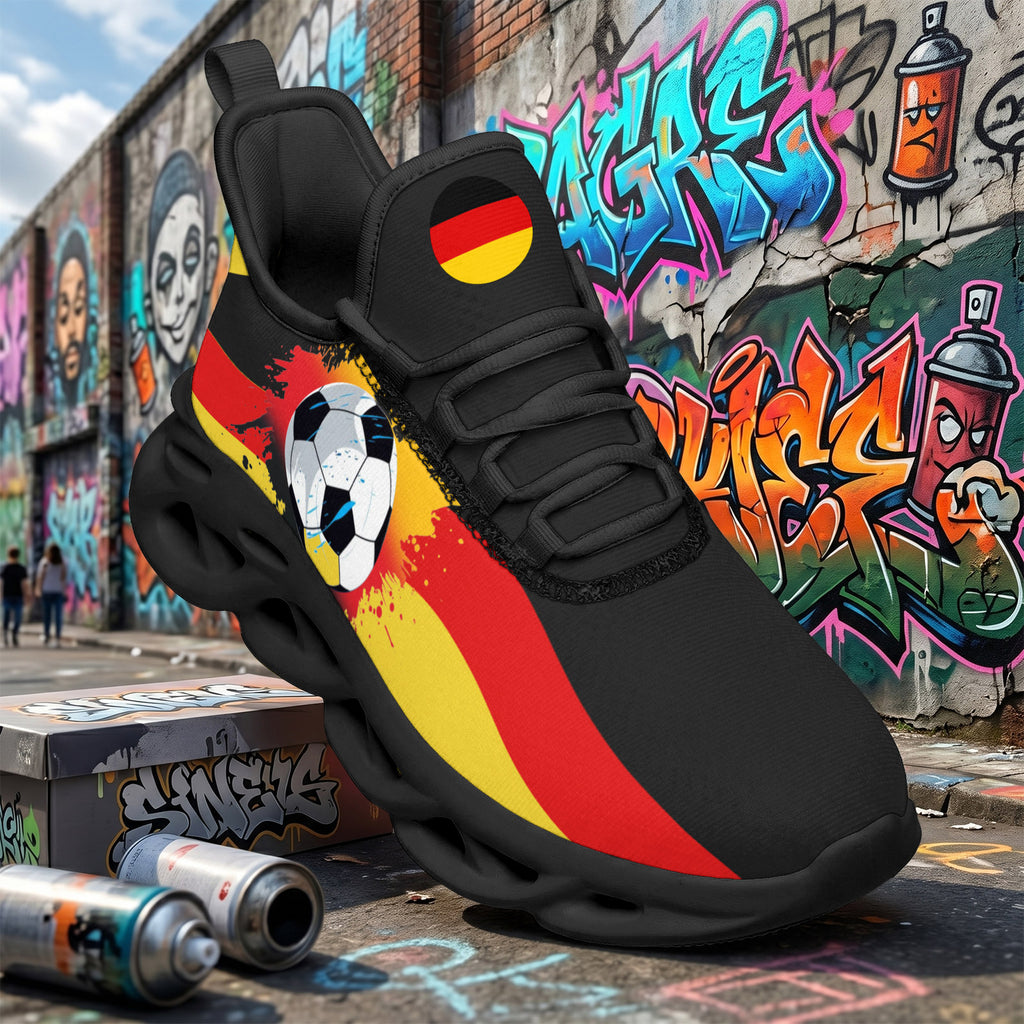 Custom 2026 World Cup Germany Sneakers DIY Country Flag Running Shoes Lightweight Sport Shoes Gift for Football Fans Personalized Team Name and Logo FN003-F023101-6