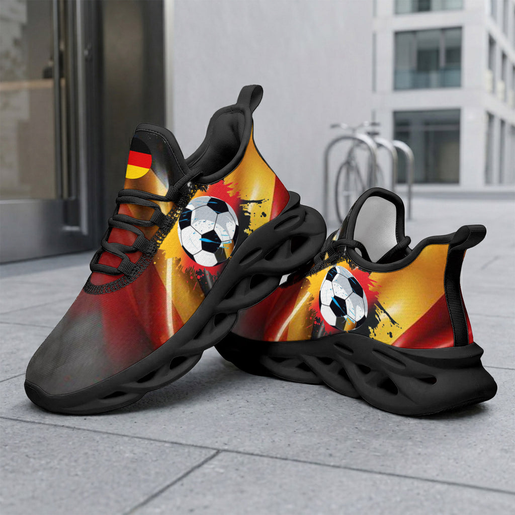 Custom 2026 World Cup Germany Sneakers DIY Country Flag Running Shoes Lightweight Sport Shoes Gift for Football Fans Personalized Team Name and Logo FN003-F023101-7