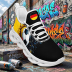 Custom 2026 World Cup Germany Sneakers DIY Country Flag Running Shoes Lightweight Sport Shoes Gift for Football Fans Personalized Team Name and Logo FN003-F023101-8