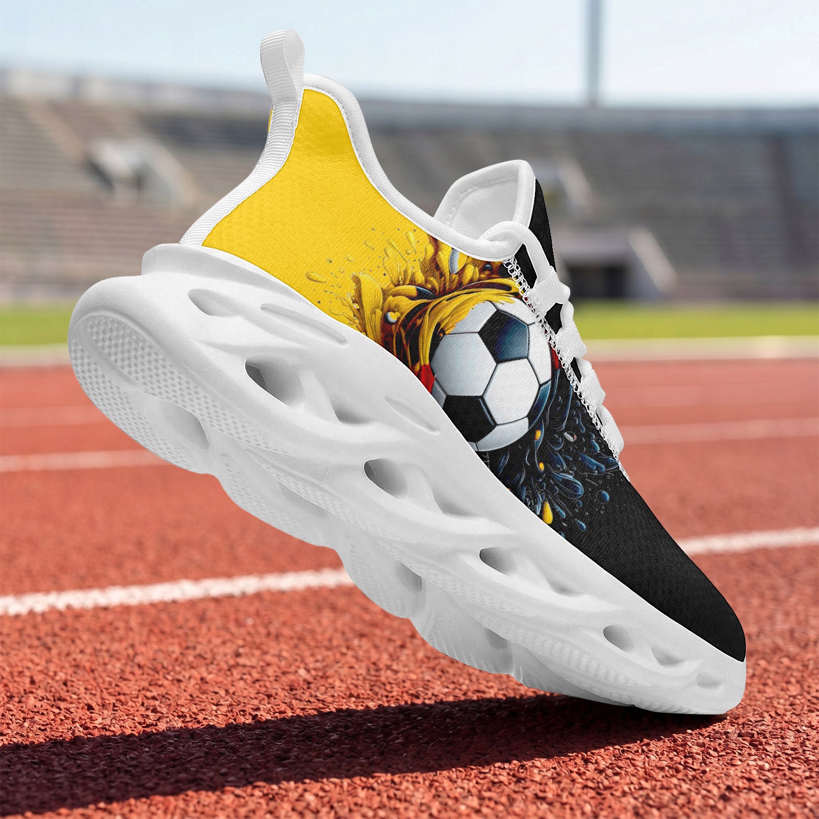 Custom 2026 World Cup Germany Sneakers DIY Country Flag Running Shoes Lightweight Sport Shoes Gift for Football Fans Personalized Team Name and Logo FN003-F023101-8