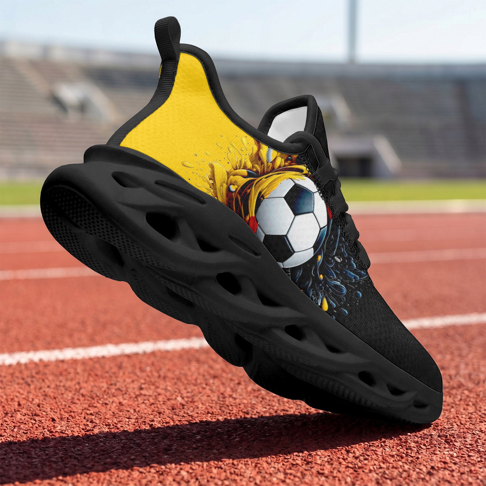 Custom 2026 World Cup Germany Sneakers DIY Country Flag Running Shoes Lightweight Sport Shoes Gift for Football Fans Personalized Team Name and Logo FN003-F023101-8