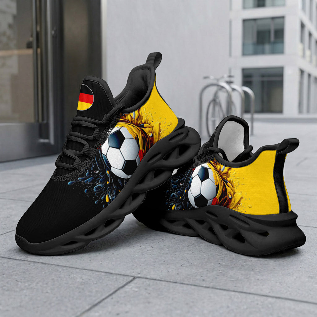 Custom 2026 World Cup Germany Sneakers DIY Country Flag Running Shoes Lightweight Sport Shoes Gift for Football Fans Personalized Team Name and Logo FN003-F023101-8