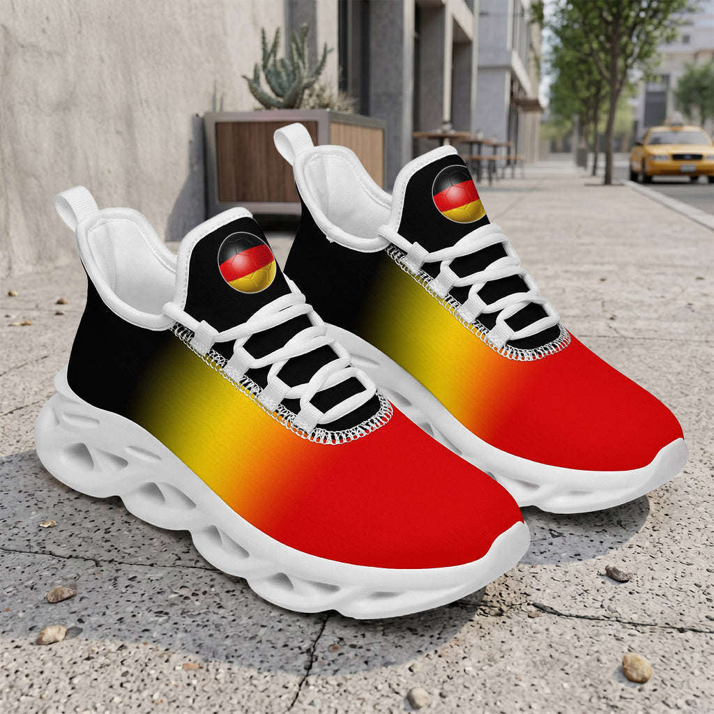 Custom 2026 World Cup Germany Sneakers DIY Country Flag Running Shoes Lightweight Sport Shoes Gift for Football Fans Personalized Team Name and Logo FN003-F023101-9