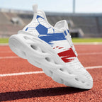 Custom 2026 World Cup France Sneakers DIY Country Flag Running Shoes Lightweight Sport Shoes Gift for Football Fans Personalized Team Name and Logo FN003-F023103-10