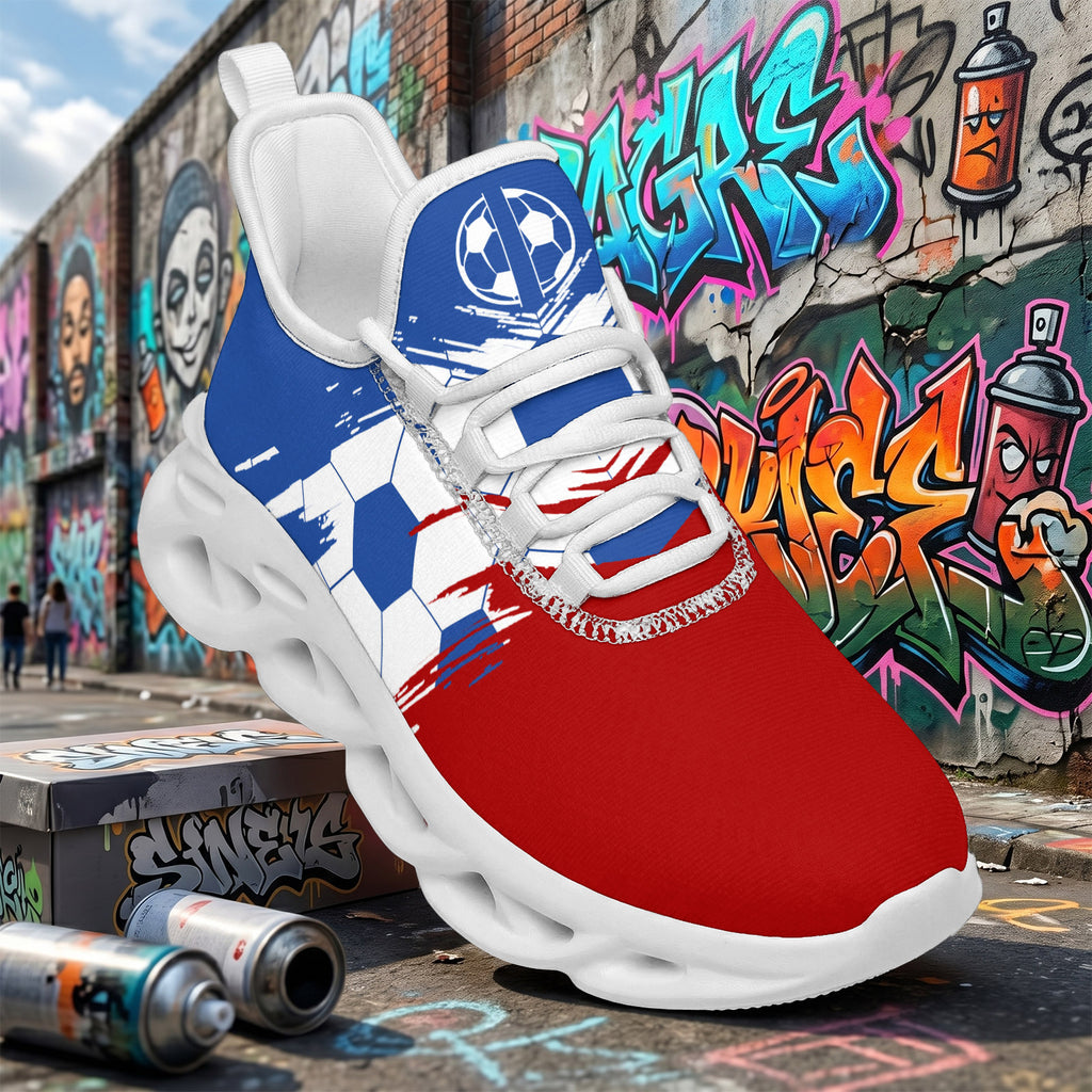 Custom 2026 World Cup France Sneakers DIY Country Flag Running Shoes Lightweight Sport Shoes Gift for Football Fans Personalized Team Name and Logo FN003-F023103-11