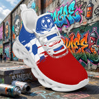 Custom 2026 World Cup France Sneakers DIY Country Flag Running Shoes Lightweight Sport Shoes Gift for Football Fans Personalized Team Name and Logo FN003-F023103-11