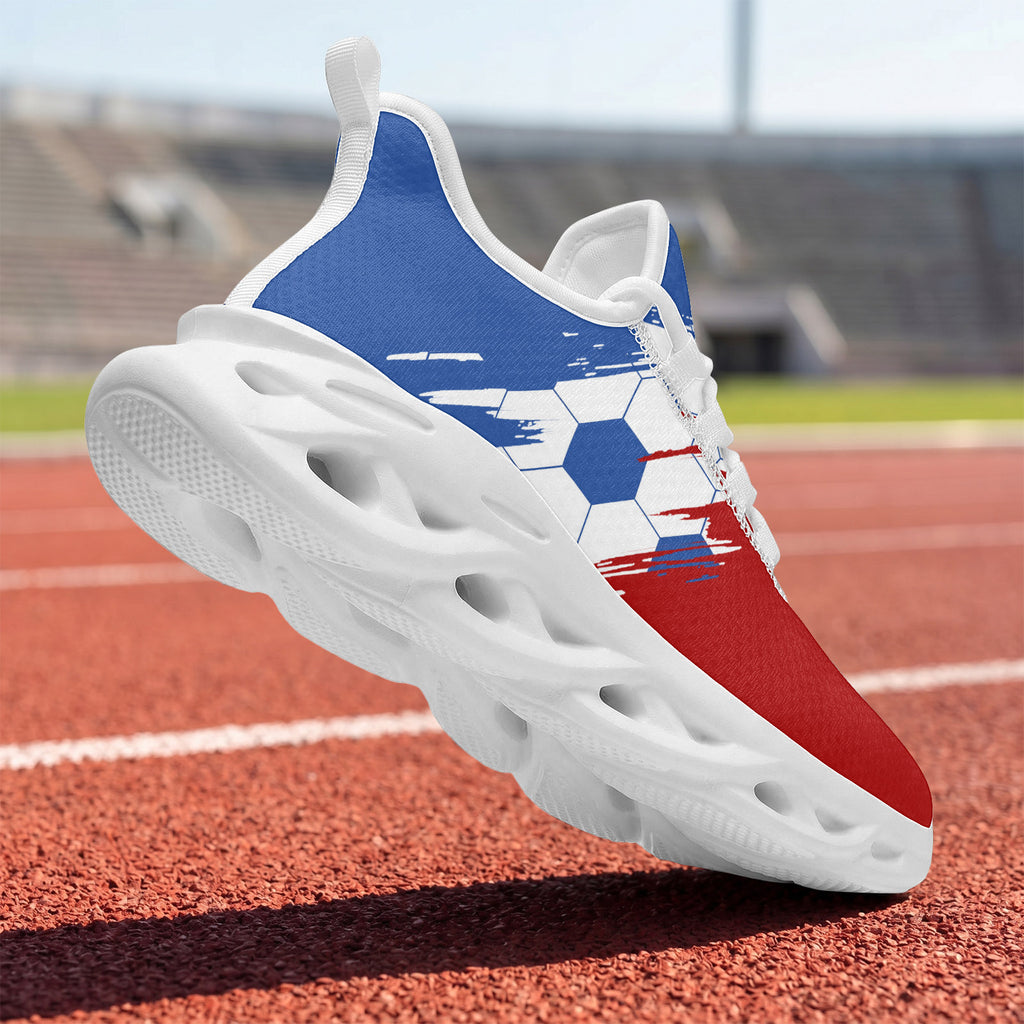 Custom 2026 World Cup France Sneakers DIY Country Flag Running Shoes Lightweight Sport Shoes Gift for Football Fans Personalized Team Name and Logo FN003-F023103-11