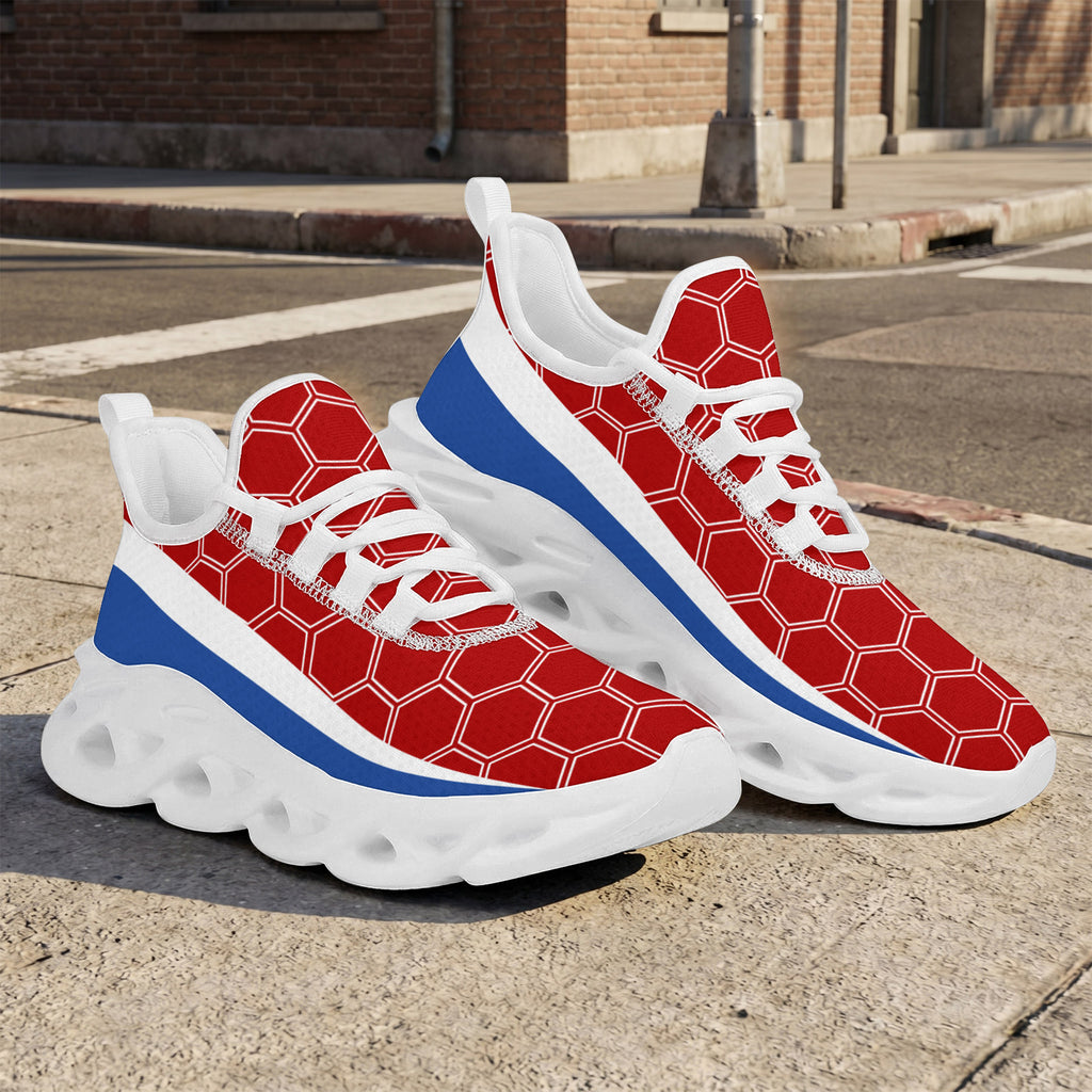 Custom 2026 World Cup France Sneakers DIY Country Flag Running Shoes Lightweight Sport Shoes Gift for Football Fans Personalized Team Name and Logo FN003-F023103-12