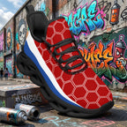 Custom 2026 World Cup France Sneakers DIY Country Flag Running Shoes Lightweight Sport Shoes Gift for Football Fans Personalized Team Name and Logo FN003-F023103-12