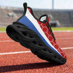 Custom 2026 World Cup France Sneakers DIY Country Flag Running Shoes Lightweight Sport Shoes Gift for Football Fans Personalized Team Name and Logo FN003-F023103-12