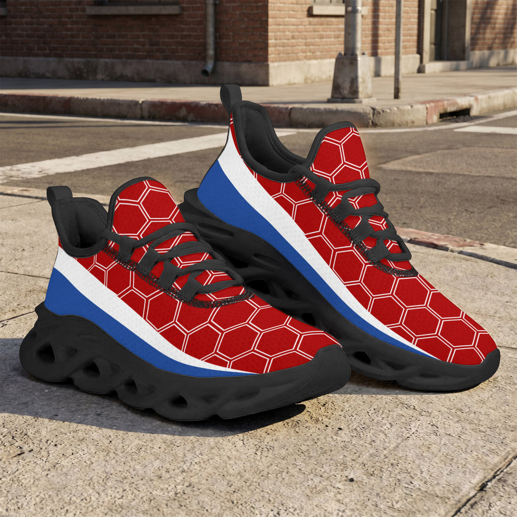 Custom 2026 World Cup France Sneakers DIY Country Flag Running Shoes Lightweight Sport Shoes Gift for Football Fans Personalized Team Name and Logo FN003-F023103-12