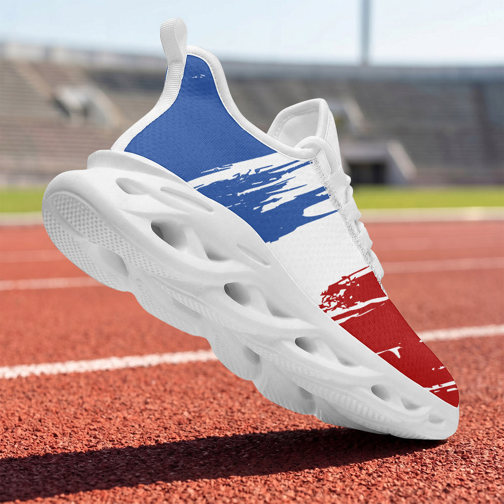Custom 2026 World Cup France Sneakers DIY Country Flag Running Shoes Lightweight Sport Shoes Gift for Football Fans Personalized Team Name and Logo FN003-F023103-13