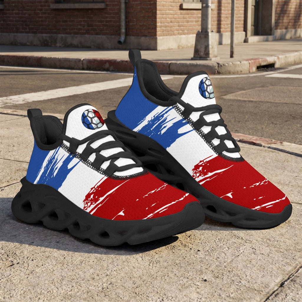 Custom 2026 World Cup France Sneakers DIY Country Flag Running Shoes Lightweight Sport Shoes Gift for Football Fans Personalized Team Name and Logo FN003-F023103-13
