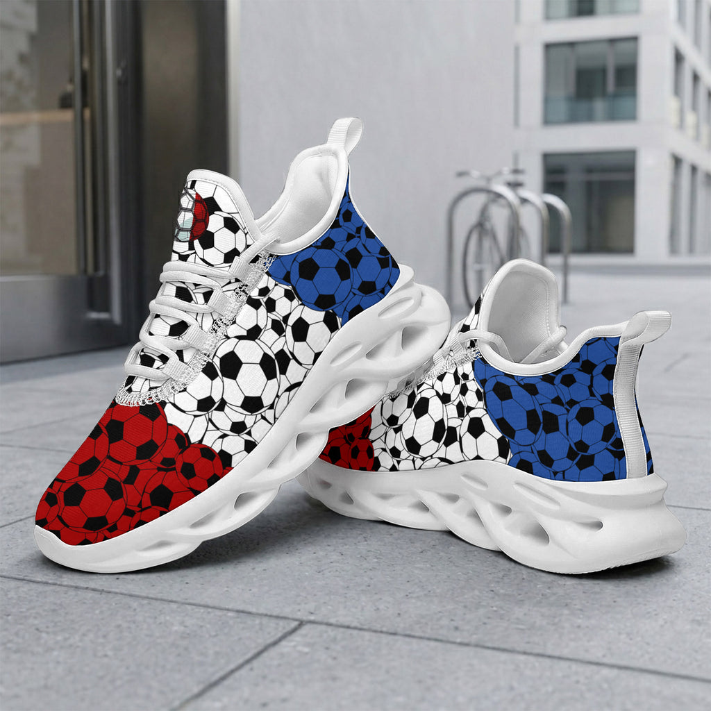 Custom 2026 World Cup France Sneakers DIY Country Flag Running Shoes Lightweight Sport Shoes Gift for Football Fans Personalized Team Name and Logo FN003-F023103-14