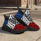 Custom 2026 World Cup France Sneakers DIY Country Flag Running Shoes Lightweight Sport Shoes Gift for Football Fans Personalized Team Name and Logo FN003-F023103-14