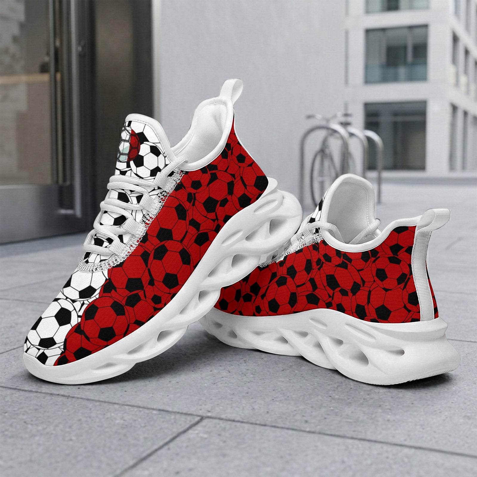 Custom 2026 World Cup France Sneakers DIY Country Flag Running Shoes Lightweight Sport Shoes Gift for Football Fans Personalized Team Name and Logo FN003-F023103-15