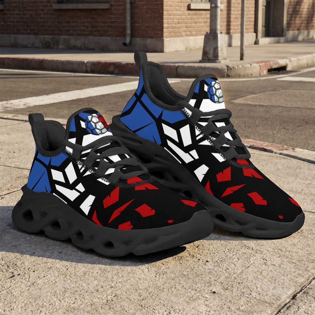 Custom 2026 World Cup France Sneakers DIY Country Flag Running Shoes Lightweight Sport Shoes Gift for Football Fans Personalized Team Name and Logo FN003-F023103-16