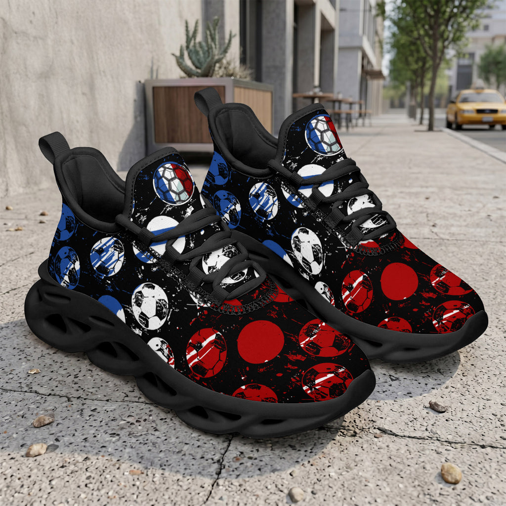 Custom 2026 World Cup France Sneakers DIY Country Flag Running Shoes Lightweight Sport Shoes Gift for Football Fans Personalized Team Name and Logo FN003-F023103-17
