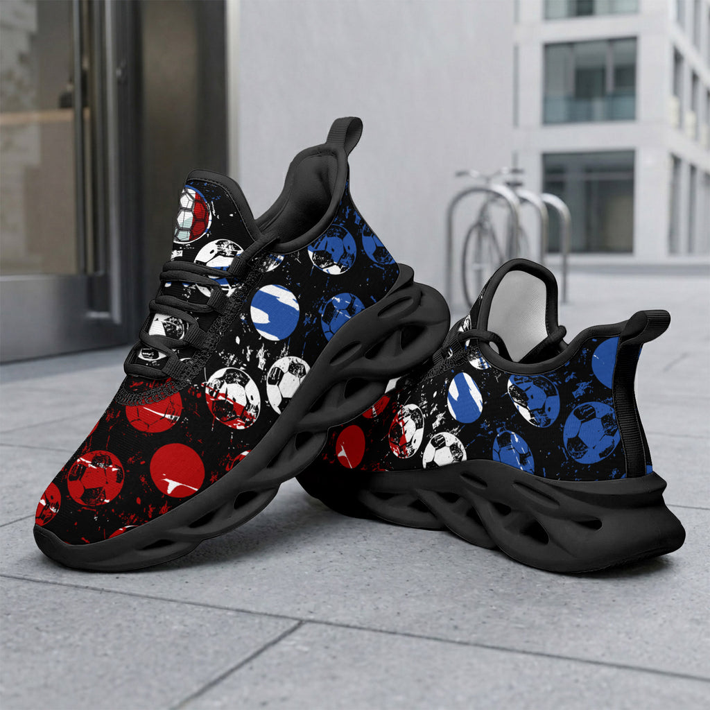 Custom 2026 World Cup France Sneakers DIY Country Flag Running Shoes Lightweight Sport Shoes Gift for Football Fans Personalized Team Name and Logo FN003-F023103-17